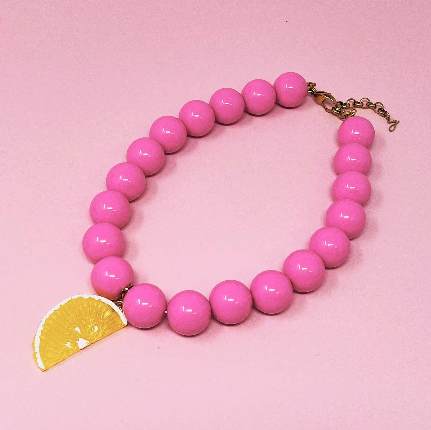 Color Bauble Sweet Fruit Lovely Necklace: Cherry