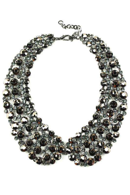 Diana Collar Necklace: Black