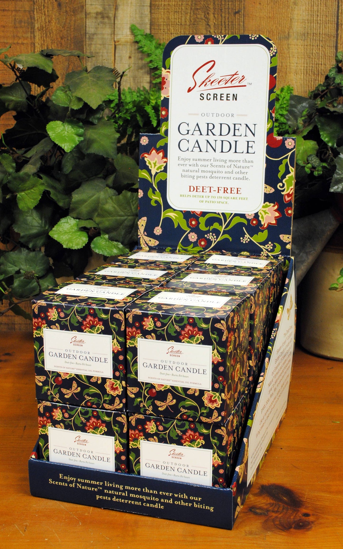 Skeeter Screen Garden Candle Pop 12