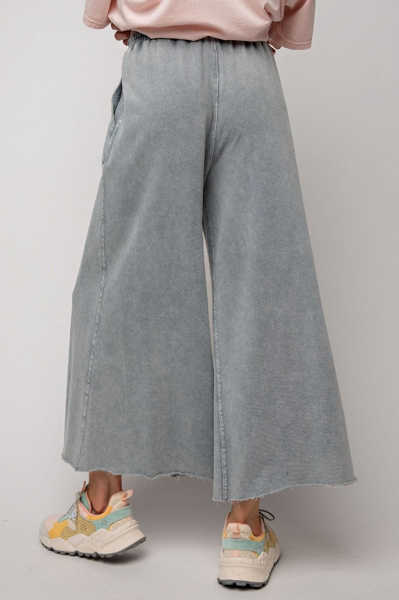 FADED TEAL PULL ON PANTS