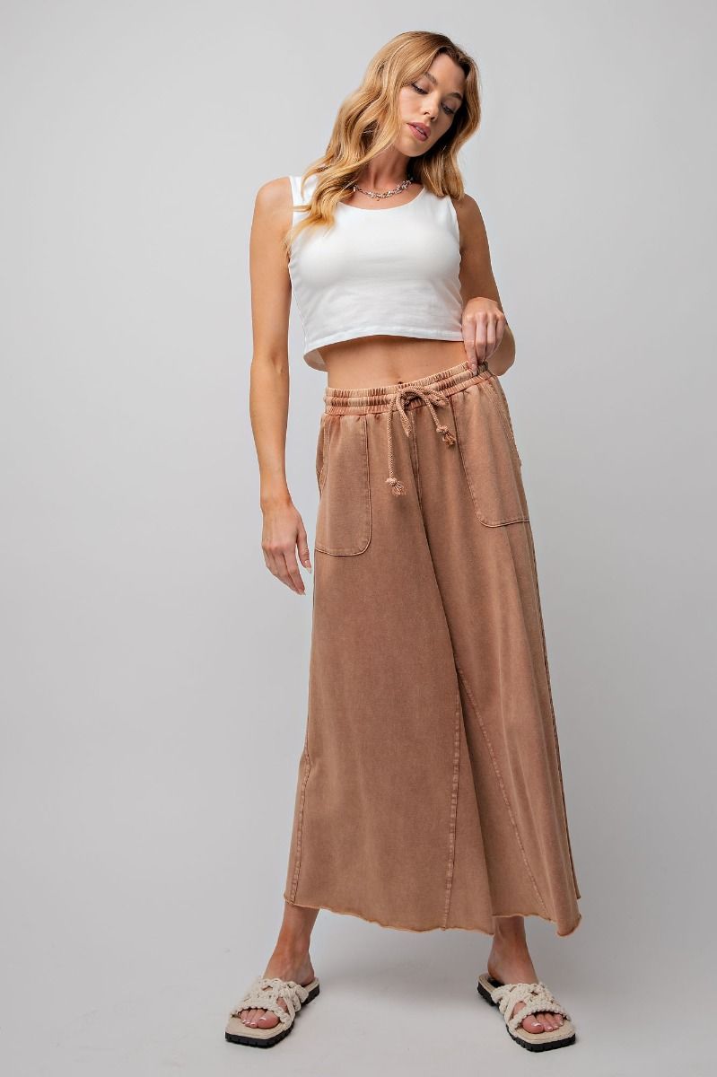 RED BEAN PULL ON PANTS