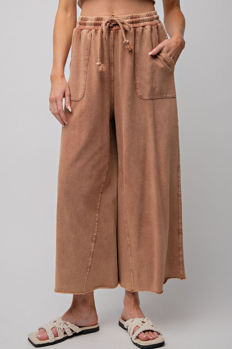 RED BEAN PULL ON PANTS