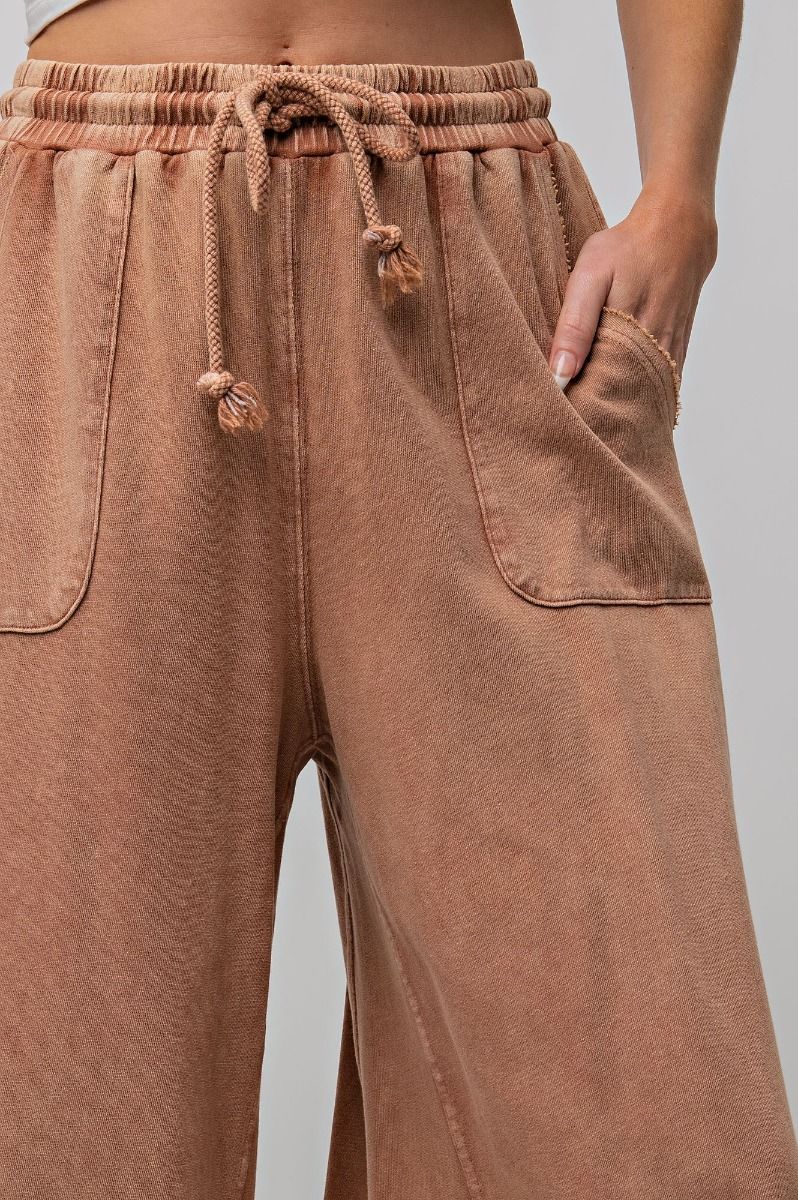 RED BEAN PULL ON PANTS