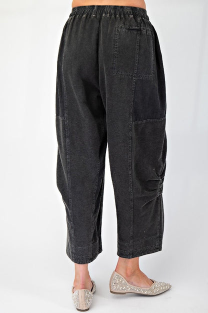 Black Woven Pants