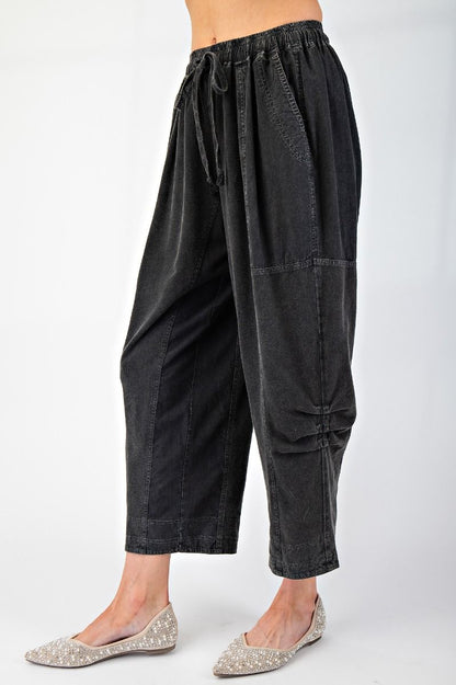 Black Woven Pants