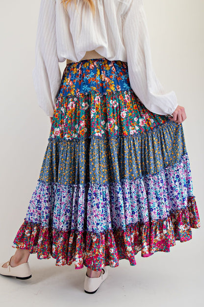 Printed Maxi Skirt (only curvy sizes)