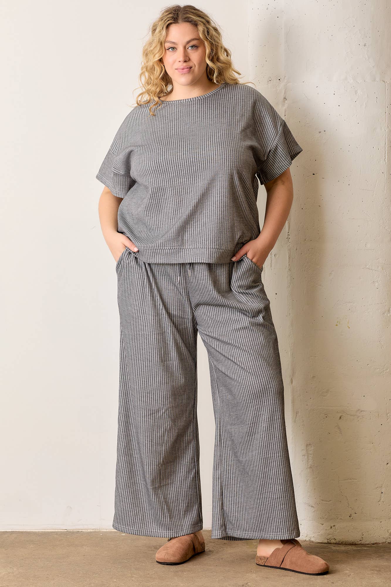 RIBBED KNIT LOUNGE WEAR