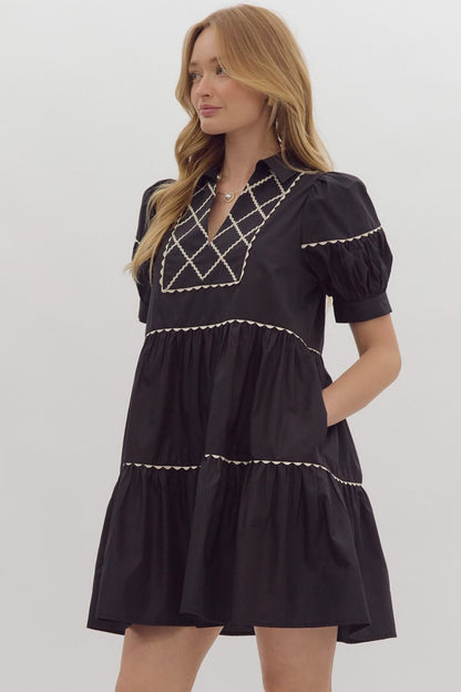 Vivian Black Dress