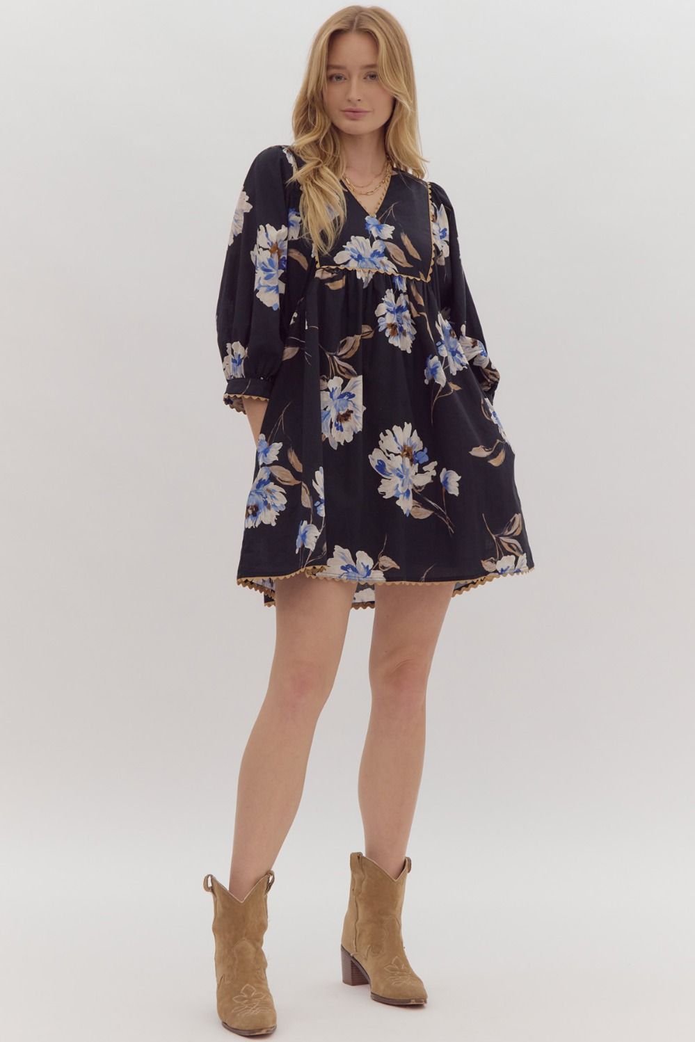 Navy Madison Dress