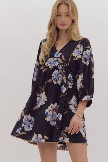 Navy Madison Dress