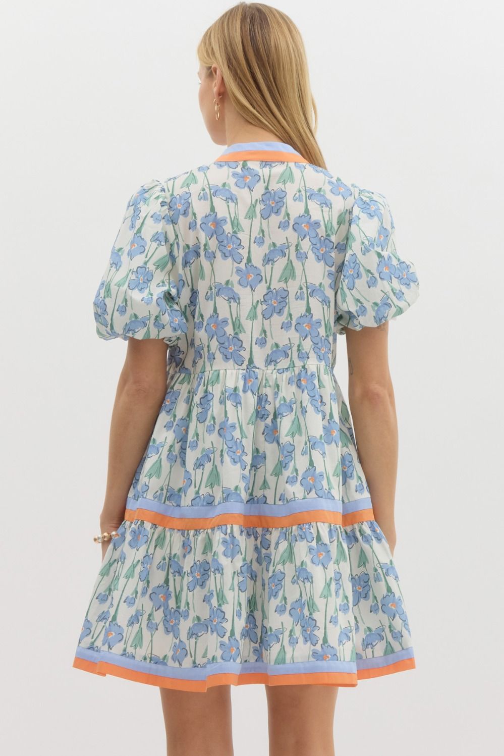 Blue Poppy Dress