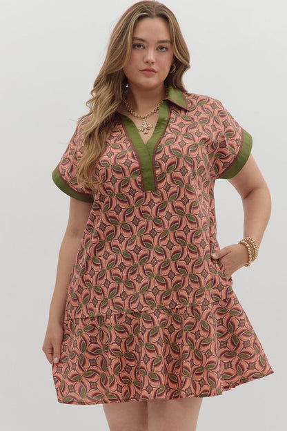 Terra Cotta Dress by Entro