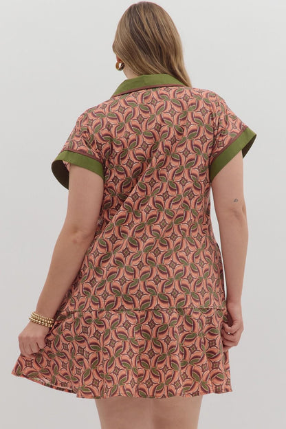 Terra Cotta Dress by Entro