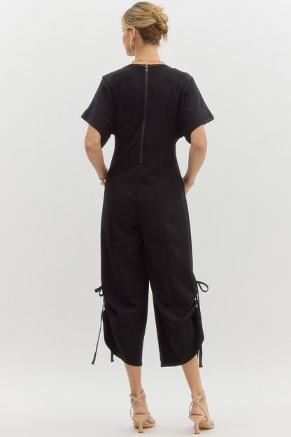 Black Playful Romper