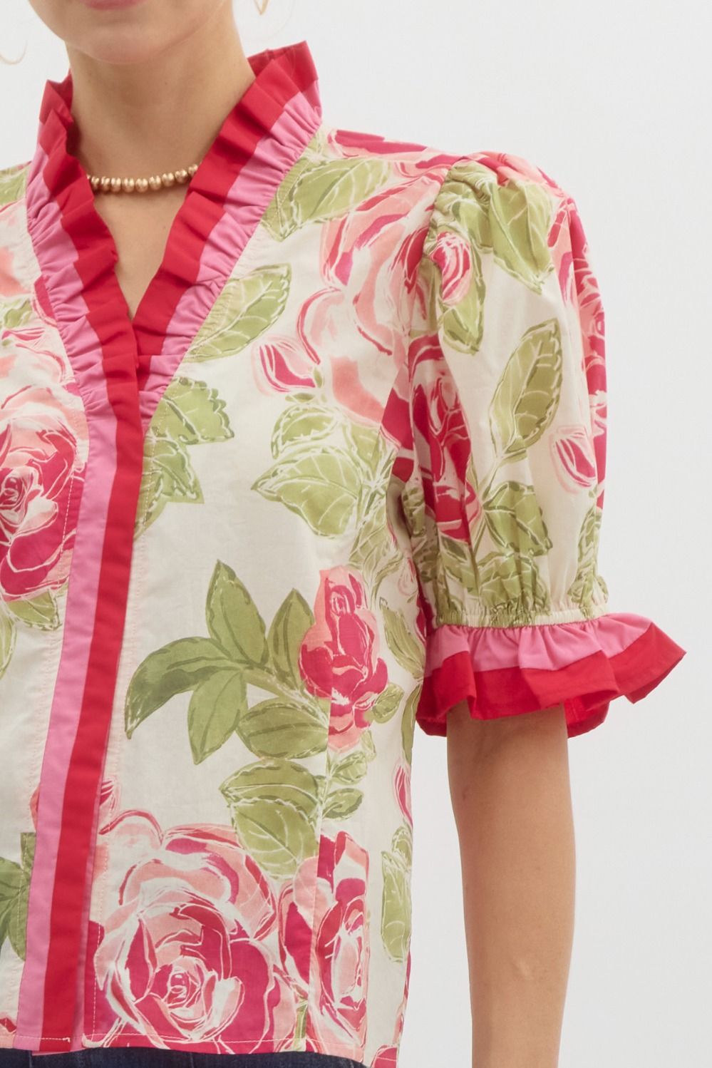 Spring Rose Blouse - Curvy Sizes Arriving in April