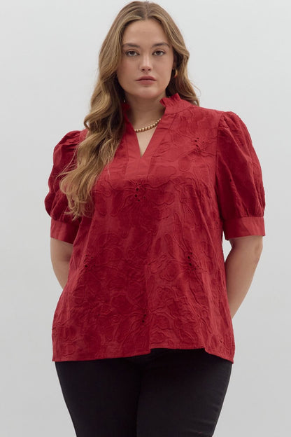 Red Red Wine Blouse
