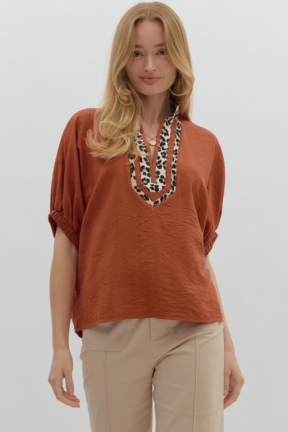 Rust Exotic Blouse