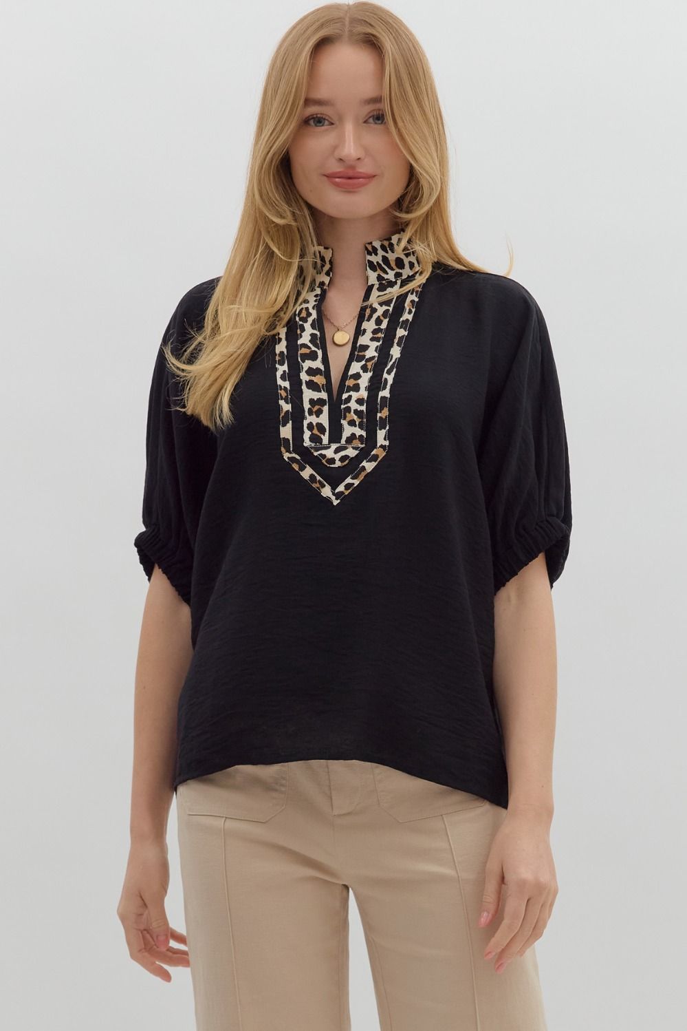Black Exotic Blouse