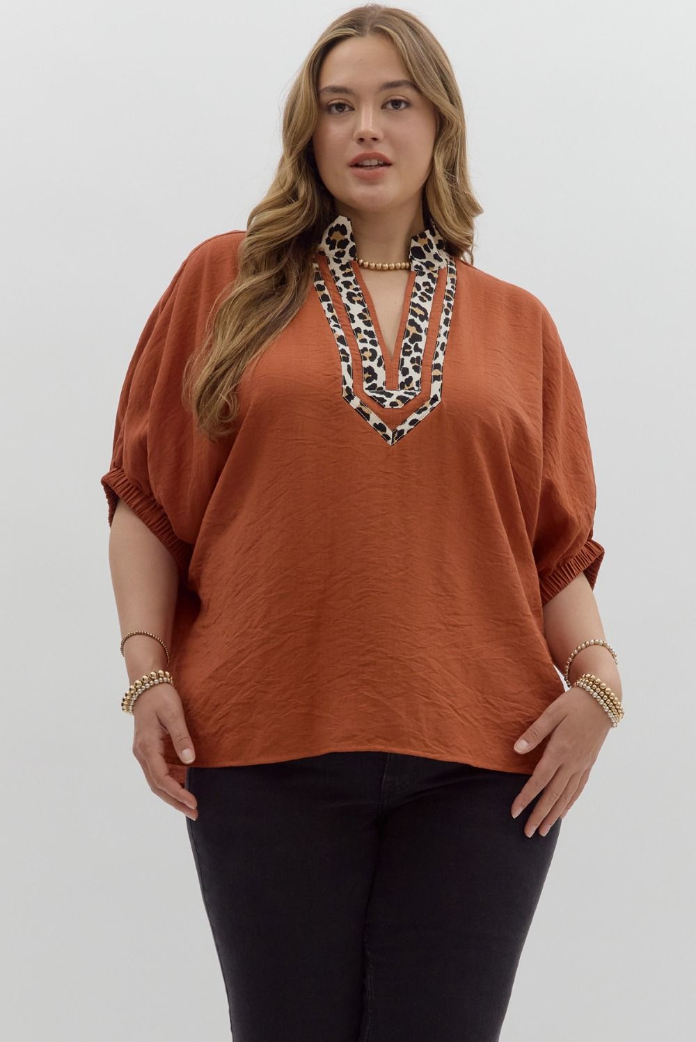 Rust Exotic Blouse