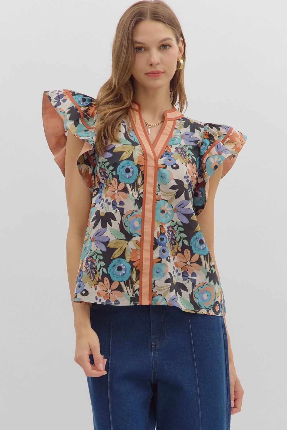 Cinnamon Blouse by Entro
