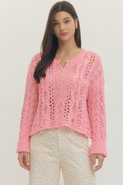 Pink Sweater