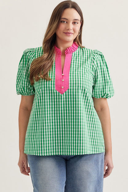 Days of Summer Green Blouse