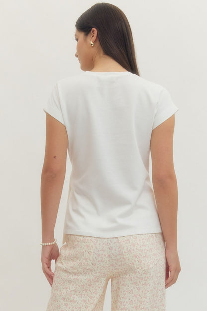 Cream Blouse