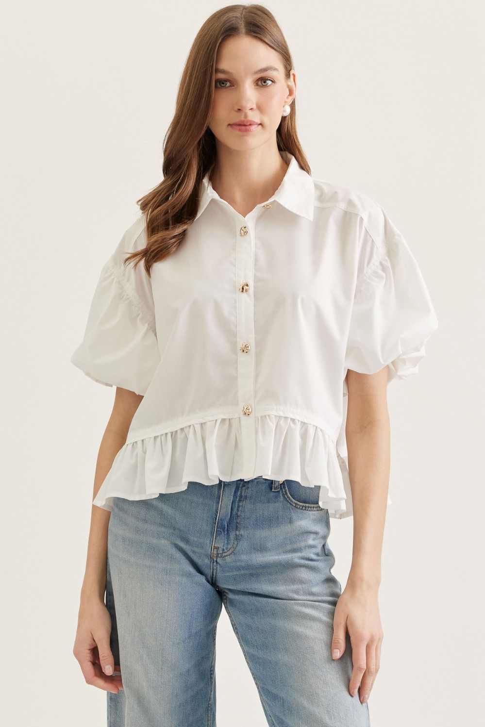 White Tease Entro Top