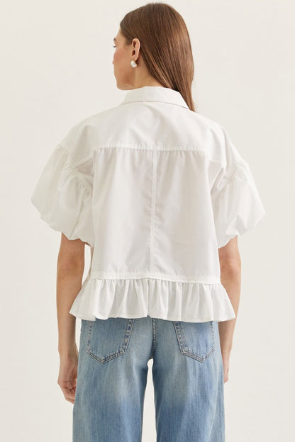 White Tease Entro Top