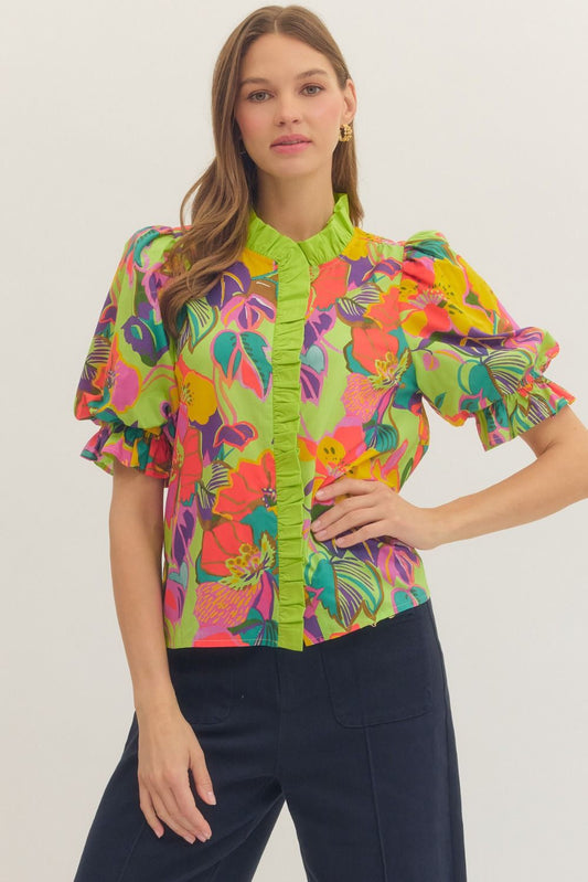 Tropical Lime Entro Top