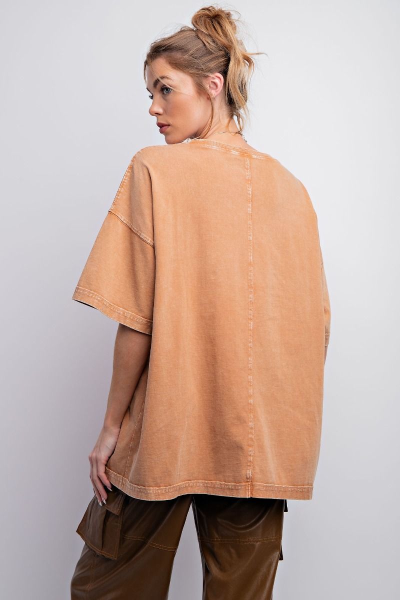 TAKE ME HOME LOOSE FIT TOFFEE TOP