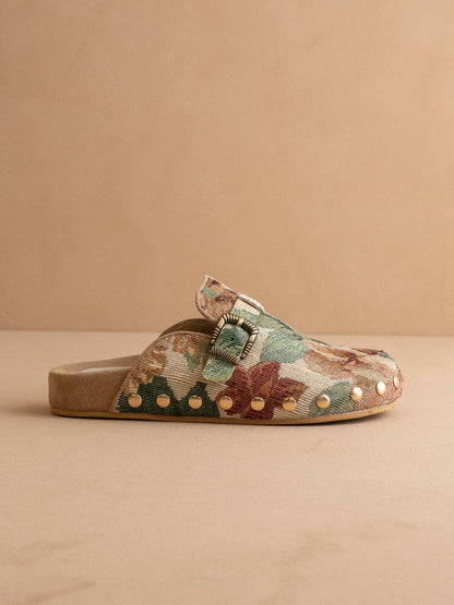 The Floral Heirloom Tapestry Mule