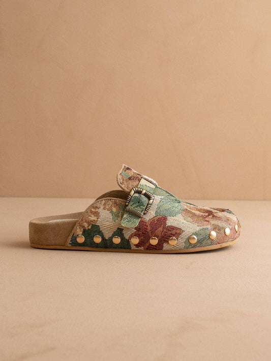 The Floral Heirloom Tapestry Mule