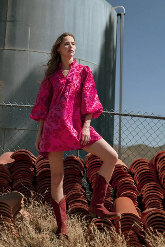 Hot Pink Celebration Party Dress