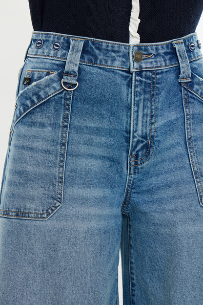 Kan Can USA High Rise Endless Wide Jeans #1767