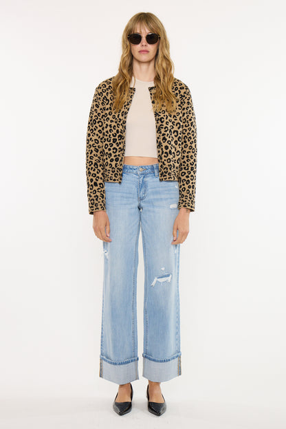 Kan Can USA Crater Low Rise Wide Leg Pant #20127