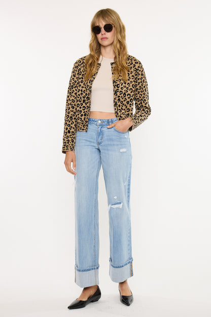Kan Can USA Crater Low Rise Wide Leg Pant #20127