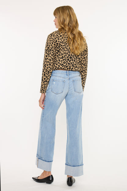 Kan Can USA Crater Low Rise Wide Leg Pant #20127