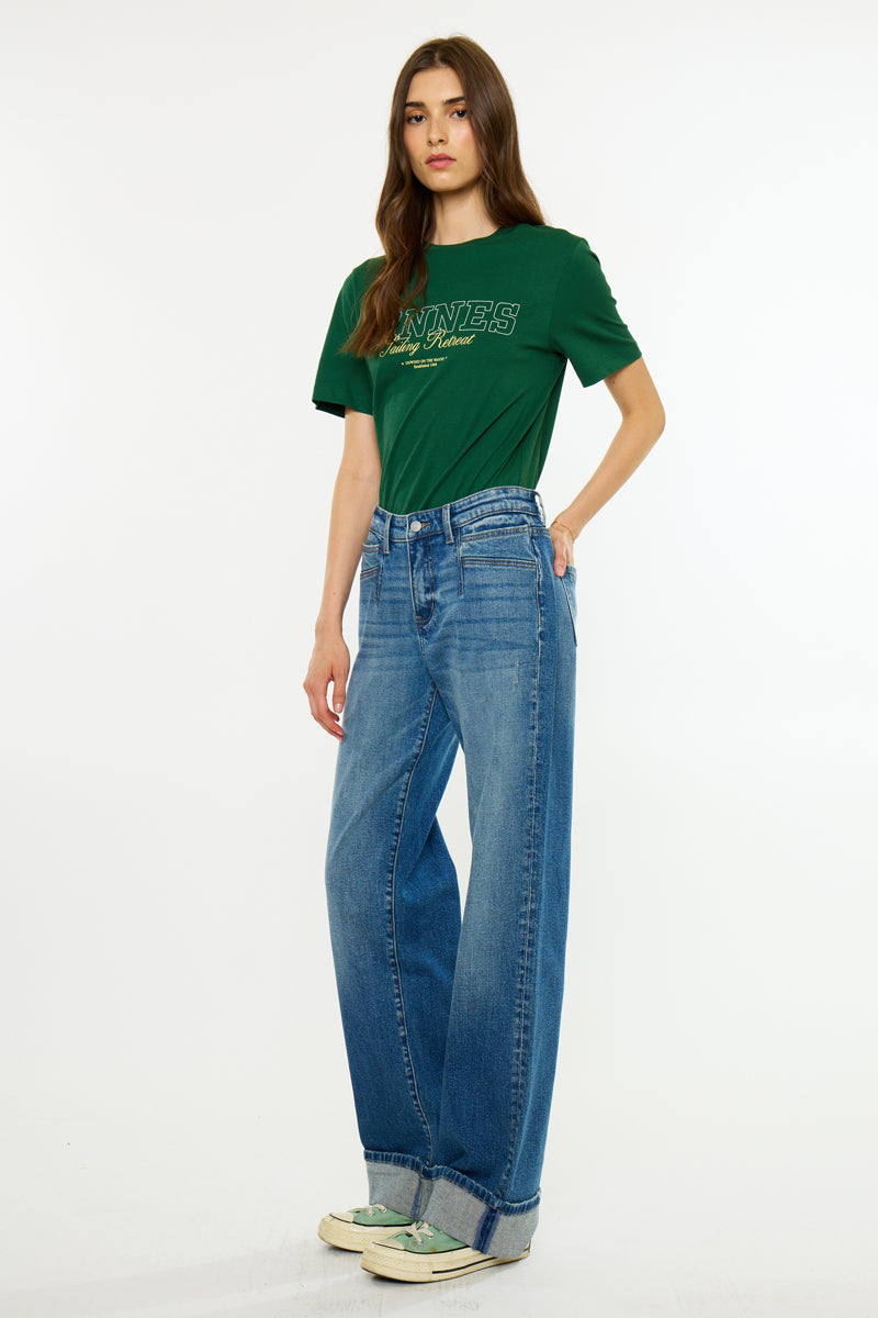 Kan Can USA Orbit 90's Low Rise Relaxed Straight #20161