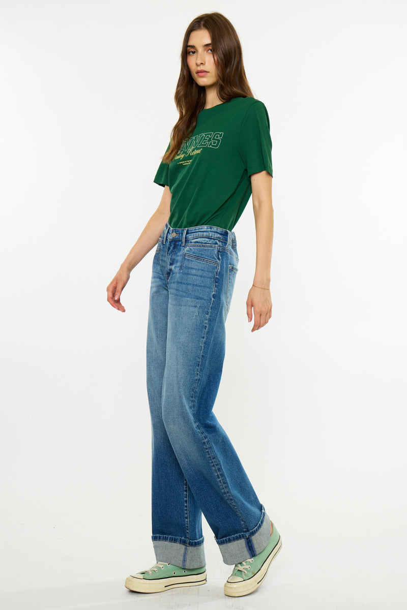 Kan Can USA Orbit 90's Low Rise Relaxed Straight #20161