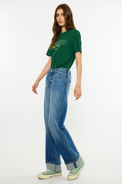 Kan Can USA Orbit 90's Low Rise Relaxed Straight #20161