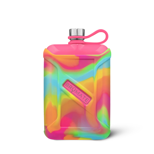 Liquor Canteen Neon Pink Tie-Dye Swirl | 8oz