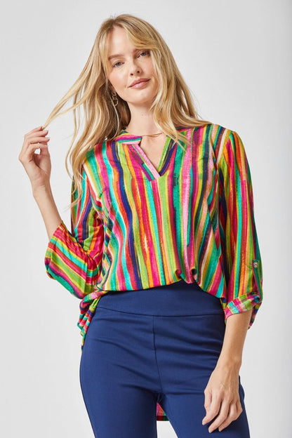 Color's of the Rainbow Sister Blouse