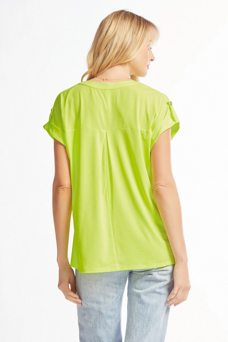 Simply the Zest Lime Green Blouse