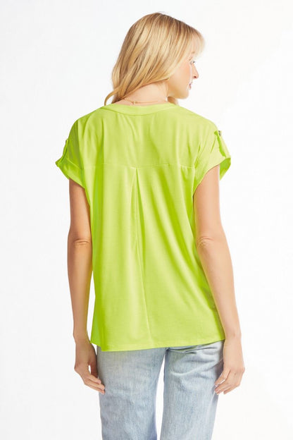 Simply the Zest Lime Green Blouse