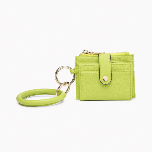 Sammie Mini Snap Avocado Wallet w/ Ring