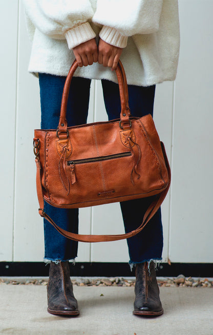 Bed|Stu Rockababy Leather Satchel