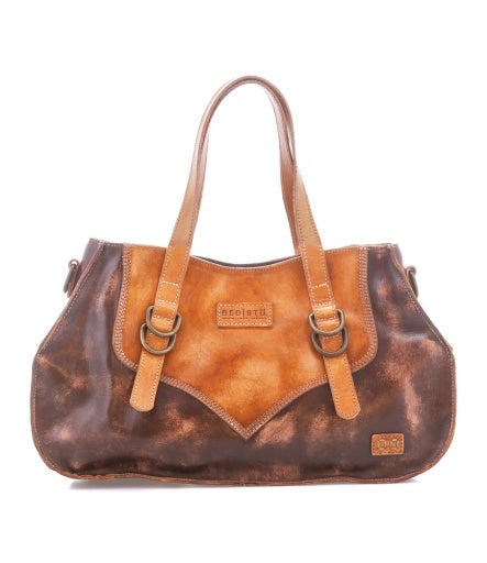 Bed|Stu Redrock Leather Satchel