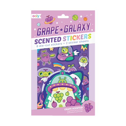 grape galaxy scented stickers