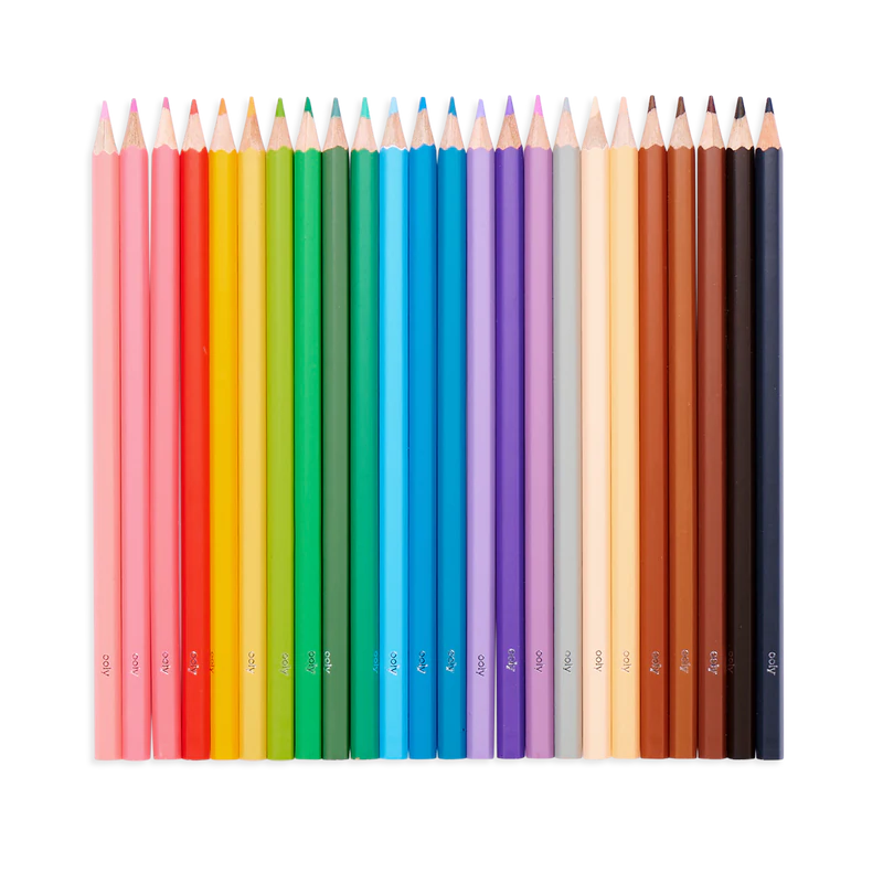 color together colored pencils - set of 24